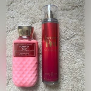 Bath and Body Works Forever Red Set